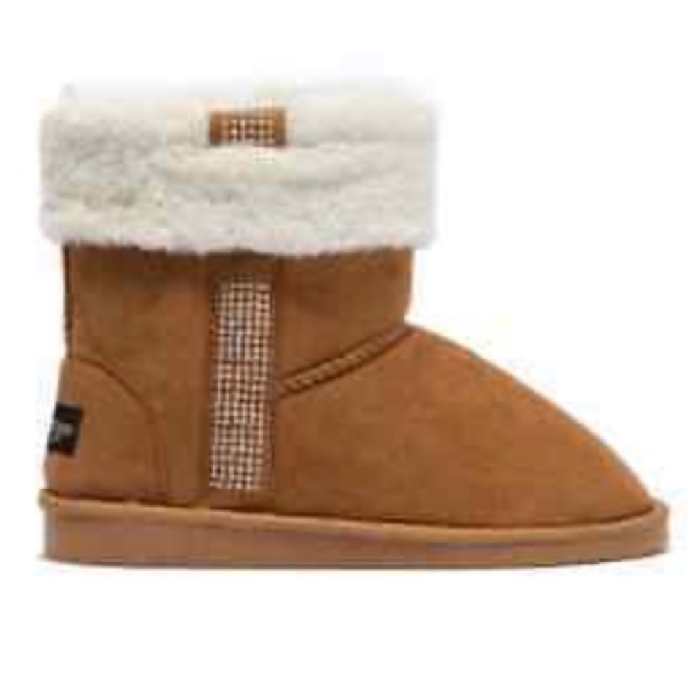 Bebe Studded Fur Lined Boots